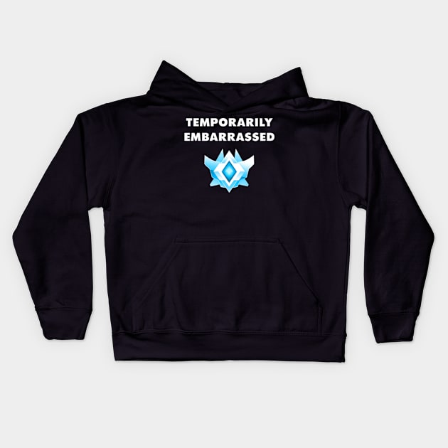 Temporarily Embarrassed Grand Champ Kids Hoodie by D_Mallard